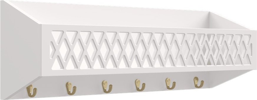 Bílý nástěnný dětský věšák 75x25 cm Harlequin – Cam Cam Copenhagen Cam Cam Copenhagen