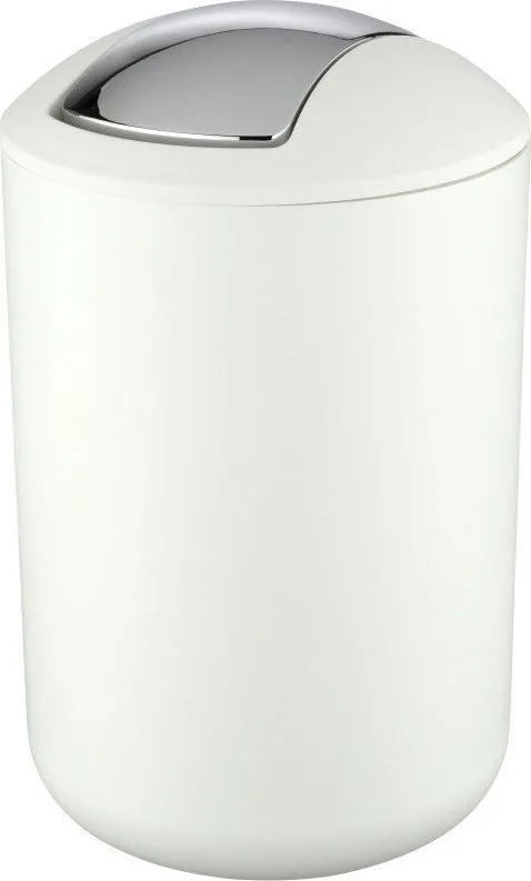 Bílý plastový odpadkový koš 6,5 l Brasil – Wenko