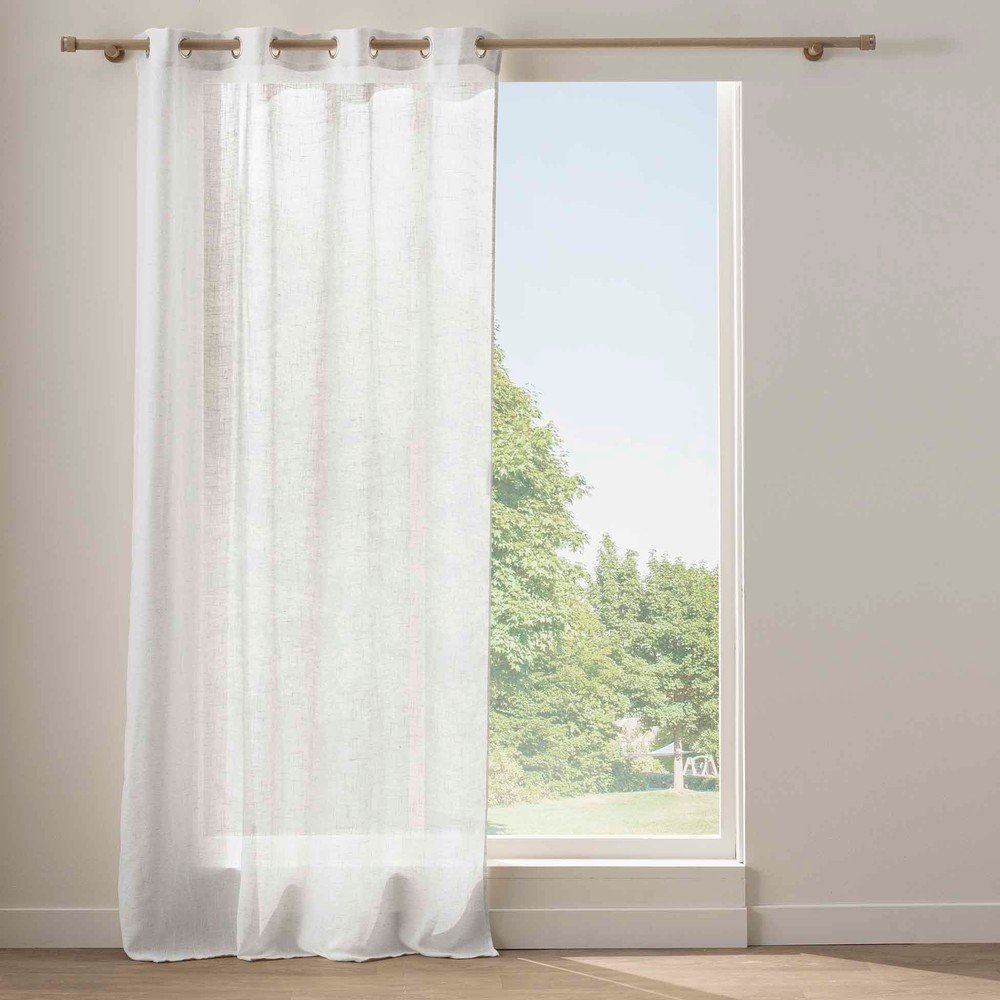 Bílý závěs 140x240 cm Yoko – douceur d'intérieur Douceur d intérieur