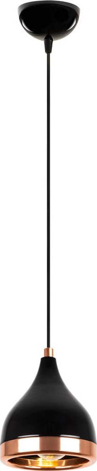 Černé/v měděné barvě závěsné svítidlo ø 14 cm Yildo – Opviq lights Opviq lights