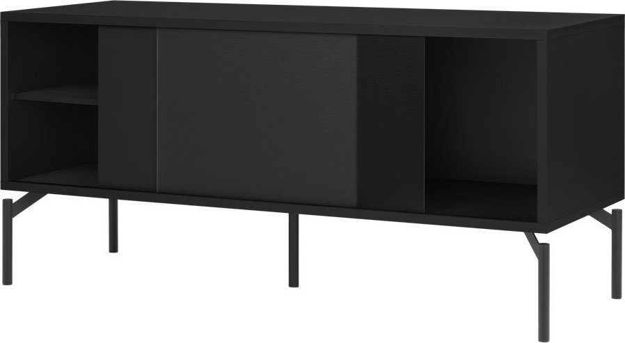 Černý TV stolek 116x55x42 cm Met Mini – noo.ma NOO.MA