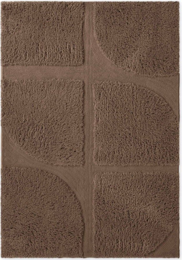 Hnědý ručně tkaný koberec 160x230 cm Lambeth Jasper – Ted Baker Ted Baker