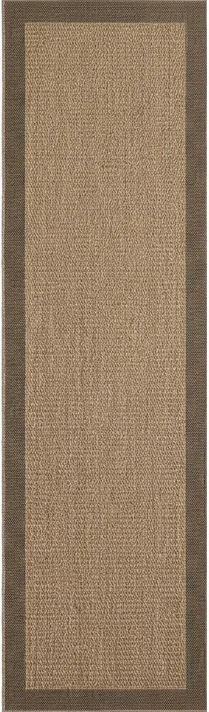 Hnědý vnitřní a venkovní běhoun 80x250 cm Timber 1402 – Ayyildiz Carpets