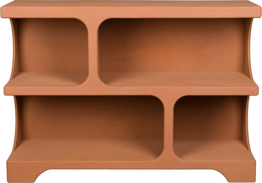 Knihovna v terakotové barvě 120x85x37 cm Dundee – Dutchbone Dutchbone