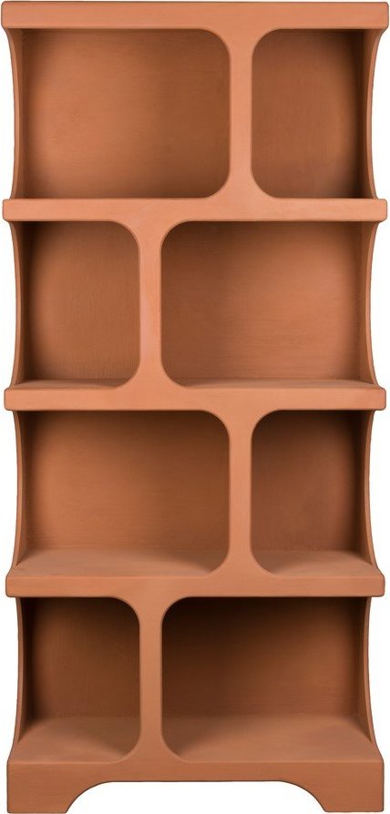 Knihovna v terakotové barvě 85x180x37 cm Dundee – Dutchbone Dutchbone