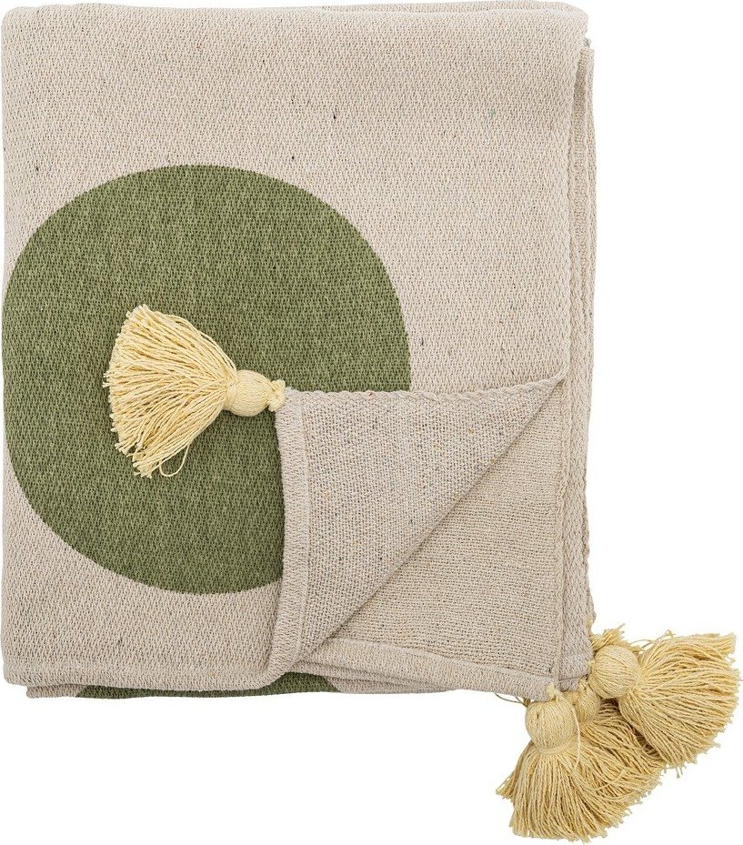 Krémová dětská deka 130x160 cm Clennie – Bloomingville Mini Bloomingville Mini