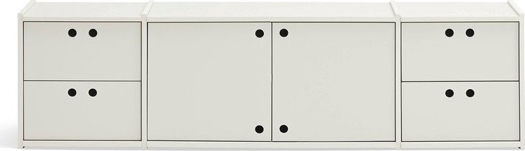 Krémový TV stolek 157x42x40 cm Wally – Teulat Teulat