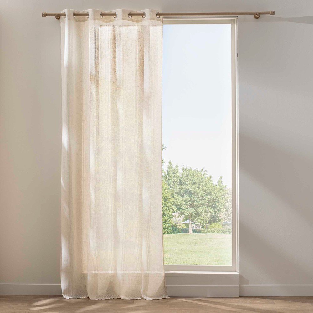 Krémový závěs 140x280 cm Sanya – douceur d'intérieur Douceur d intérieur