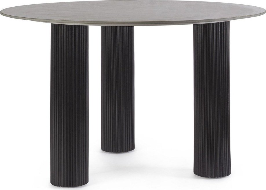 Kulatý jídelní stůl s deskou v dekoru mramoru ø 120 cm Bamira – Yes Everyday Yes Everyday
