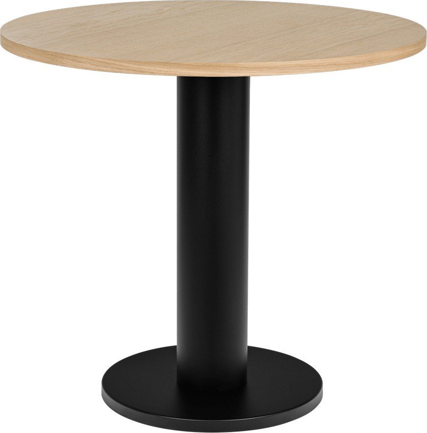 Kulatý jídelní stůl s deskou v dubovém dekoru ø 80 cm Sool – noo.ma NOO.MA