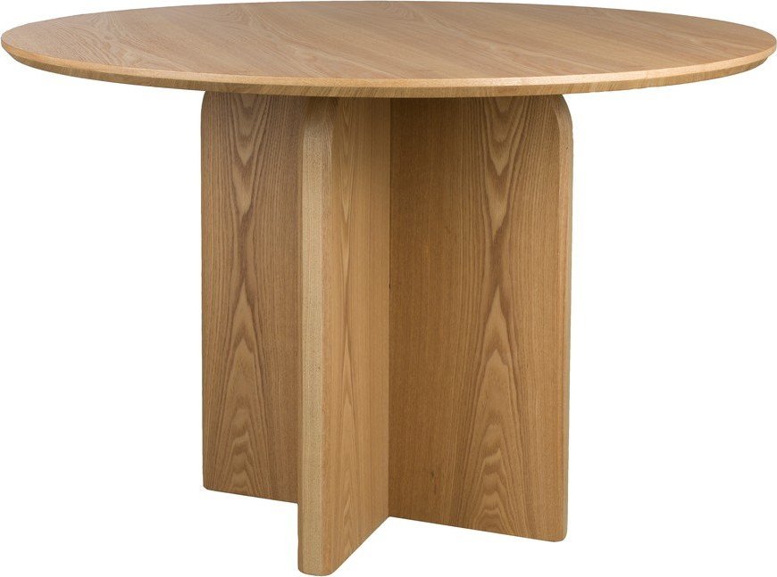 Kulatý jídelní stůl v dekoru dubu ø 120 cm Laurent – White Label White Label