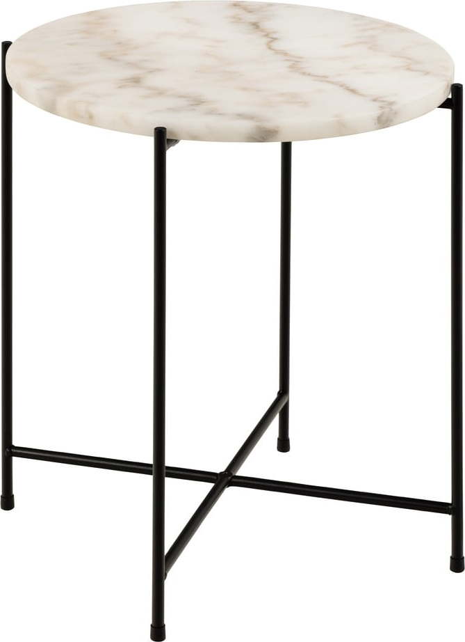 Kulatý odkládací stolek s mramorovou deskou ø 42 cm Avila – Actona Actona