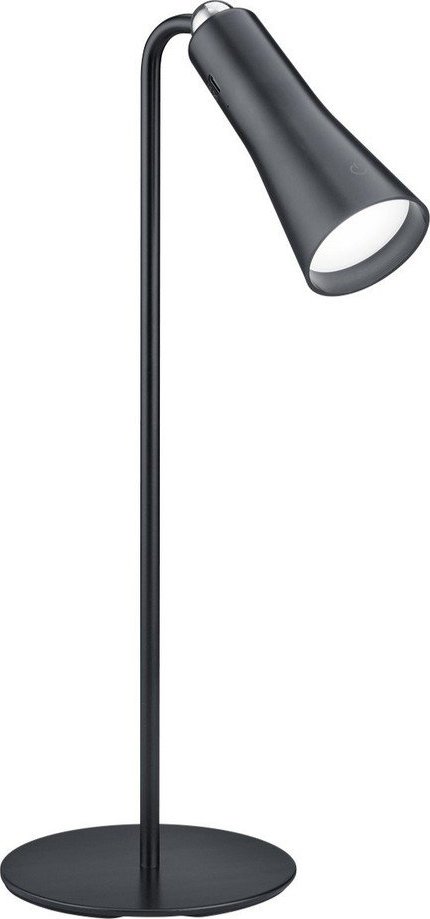 Matně černá kovová LED stolní lampa (výška 36 cm) Maxi – Reality Reality
