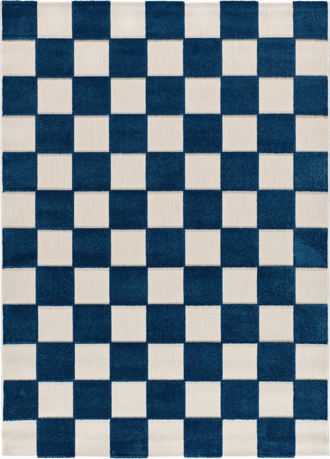 Modrý/krémový vnitřní a venkovní koberec 160x230 cm Cuadros – Universal Universal