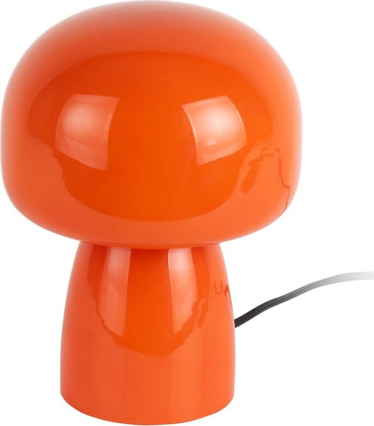 Oranžová skleněná stolní lampa (výška 20 cm) Fervor – Leitmotiv Leitmotiv