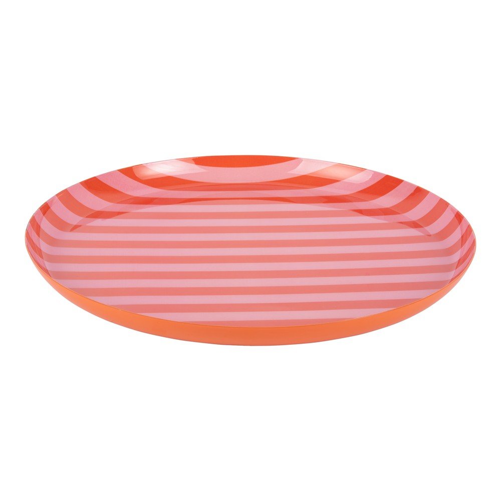 Oranžový/světle růžový železný talíř ø 30 cm Animado – PT LIVING PT LIVING