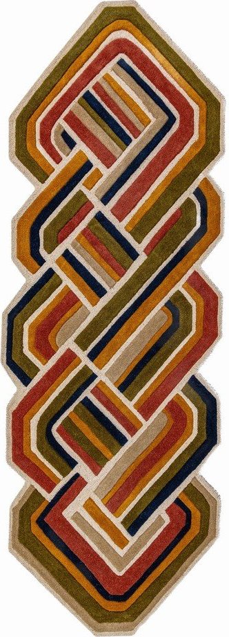 Ručně tkaný vlněný běhoun 80x300 cm Lattice Shaped – Flair Rugs Flair Rugs
