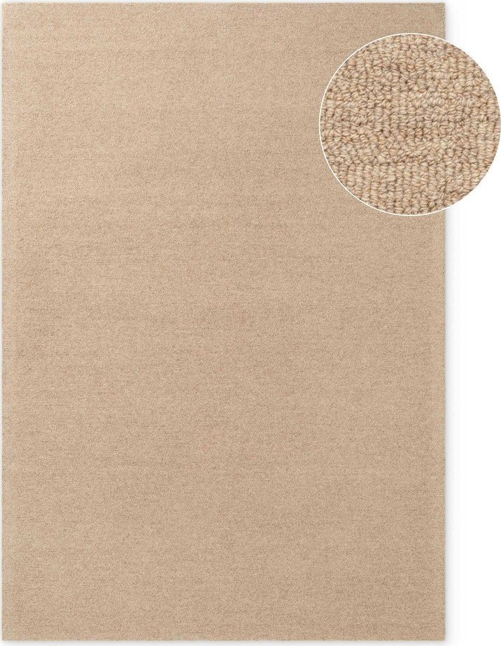 Ručně tkaný vlněný koberec v přírodní barvě 200x290 cm Puristic Knots – Elle Decoration Elle Decoration