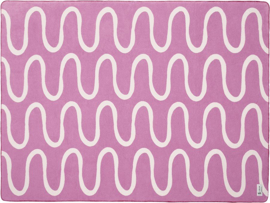 Růžová deka 150x200 cm Swirl – noo.ma NOO.MA