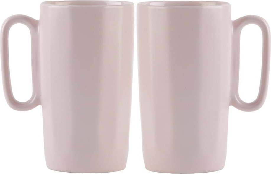 Růžové hrnky z kameniny v sadě 2 ks 330 ml Fuori – Vialli Design Vialli Design