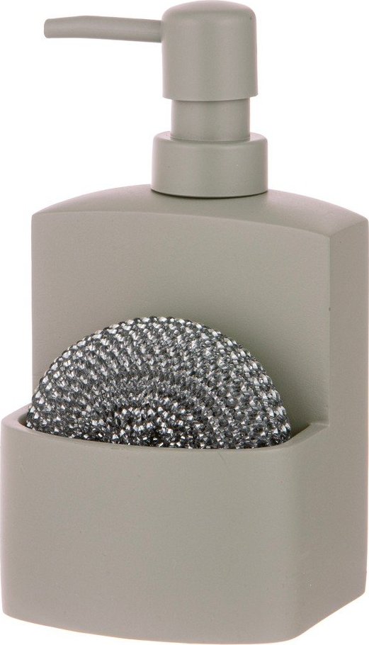 Šedý dávkovač mýdla z polyresinu 250 ml Essentials – Ladelle Ladelle