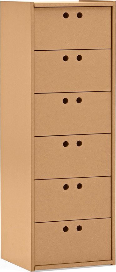 Skříňka v přírodní barvě 40x118x40 cm Wally – Teulat Teulat