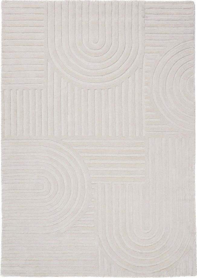 Slonovinový ručně tkaný vlněný koberec 160x230 cm Zen Garden – Flair Rugs Flair Rugs