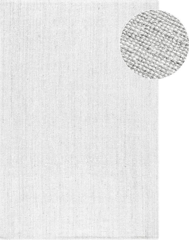 Světle šedý oboustranný/ručně tkaný jutový koberec 160x230 cm Bouclé Jaipur – Hanse Home Hanse Home