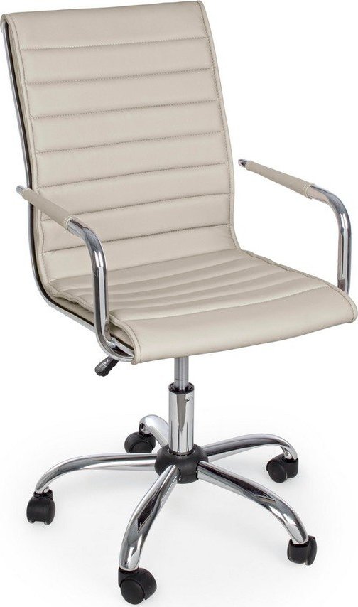 Taupe kancelářská židle z imitace kůže Perth – Yes Everyday Yes Everyday