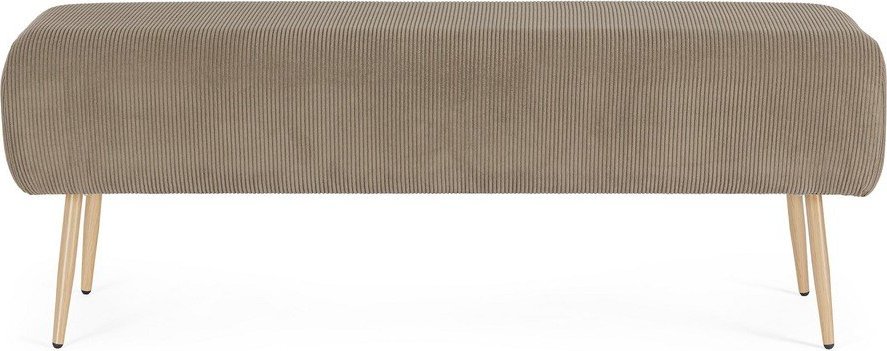 Taupe polstrovaná lavice Olga – Bizzotto Bizzotto