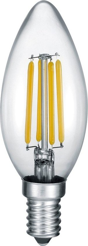 Teplá bílá LED/filamentová žárovka E14