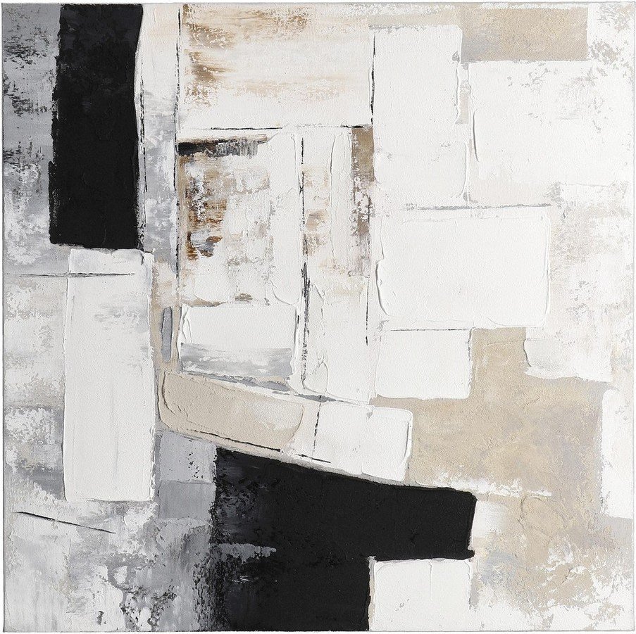 Tištěný/s ručně malovanými prvky obraz na plátně 80x80 cm Crown – Bizzotto Bizzotto