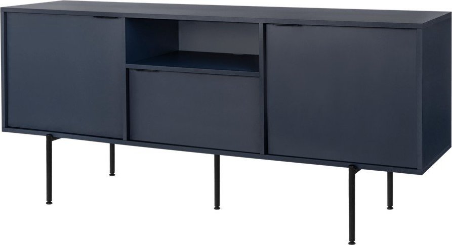 Tmavě modrý TV stolek 180x79x50 cm Bau – noo.ma NOO.MA