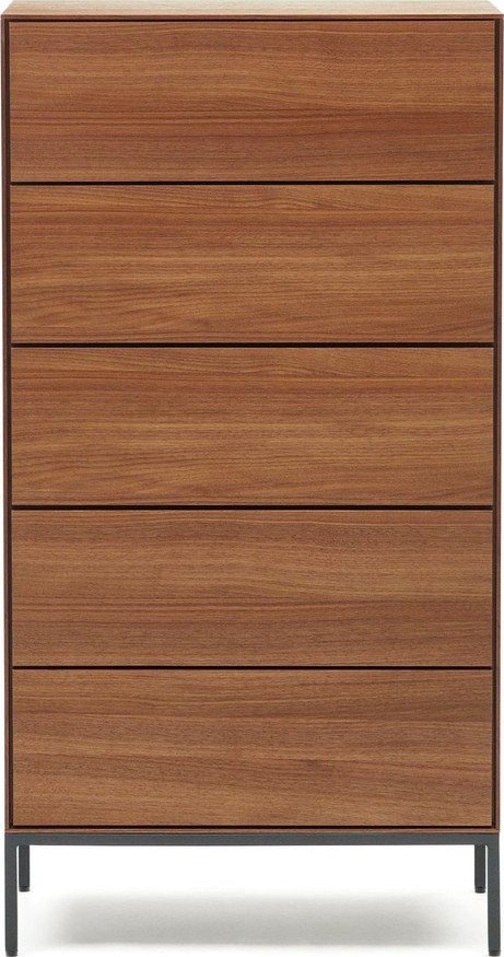 Vysoká komoda v dekoru ořechu v přírodní barvě 60x114 cm Vedrana – Kave Home Kave Home