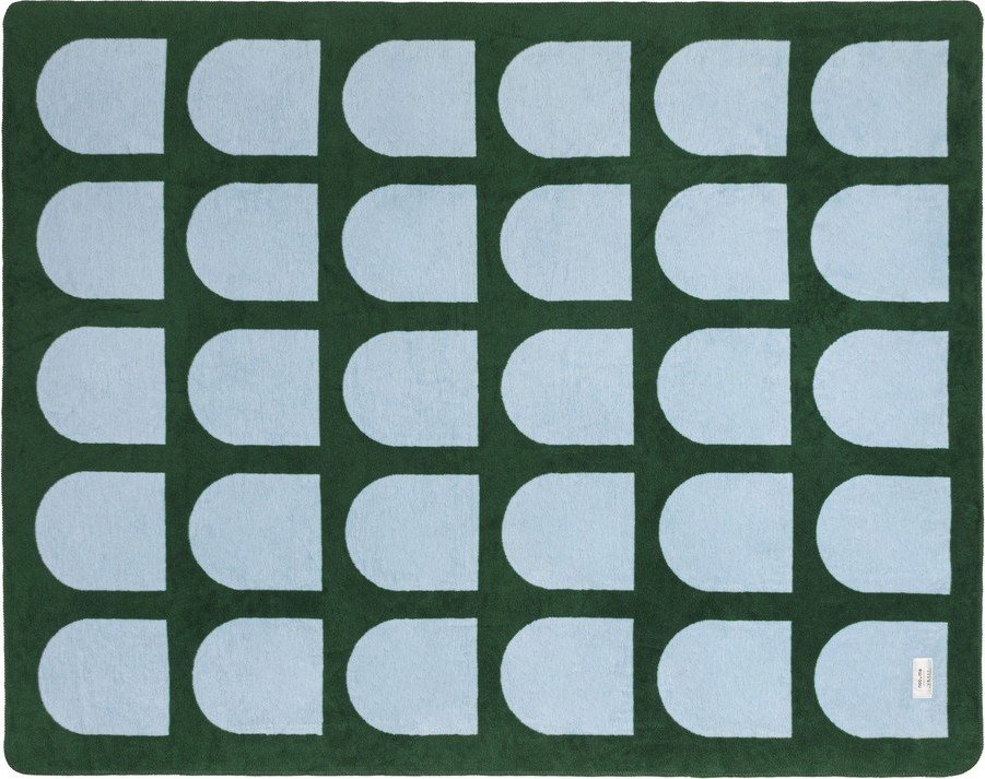 Zelená/modrá deka 150x200 cm Gilli – noo.ma NOO.MA