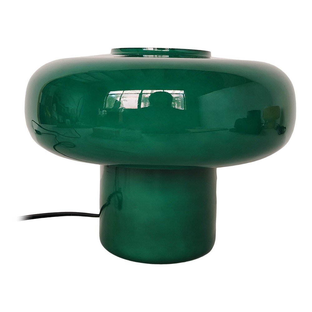 Zelená skleněná stolní lampa (výška 18 cm) Grande Anilla – Leitmotiv Leitmotiv