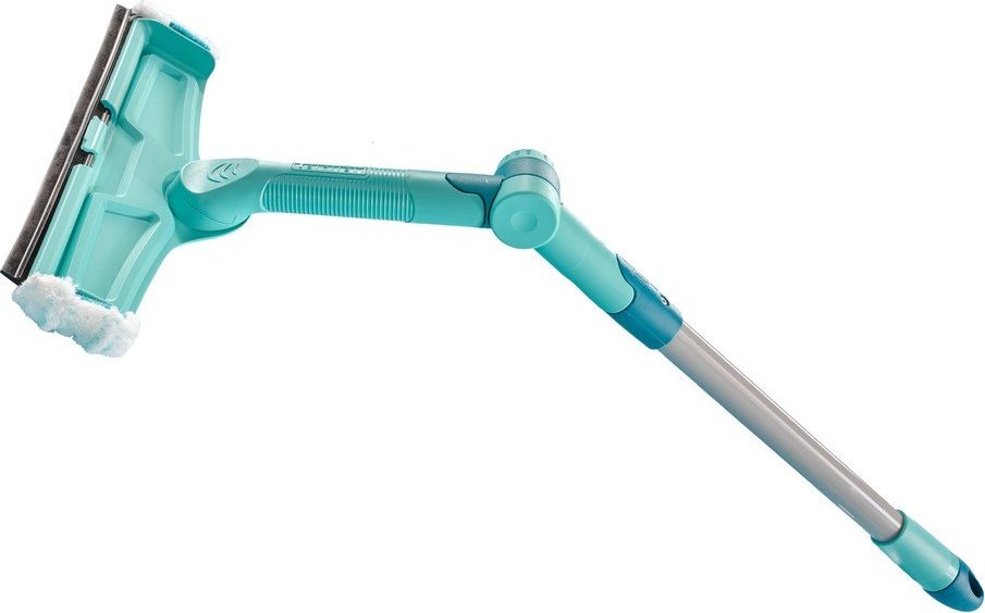 Zelená teleskopická okenní stěrka 71 cm 4in1 FlexReach – LEIFHEIT Leifheit