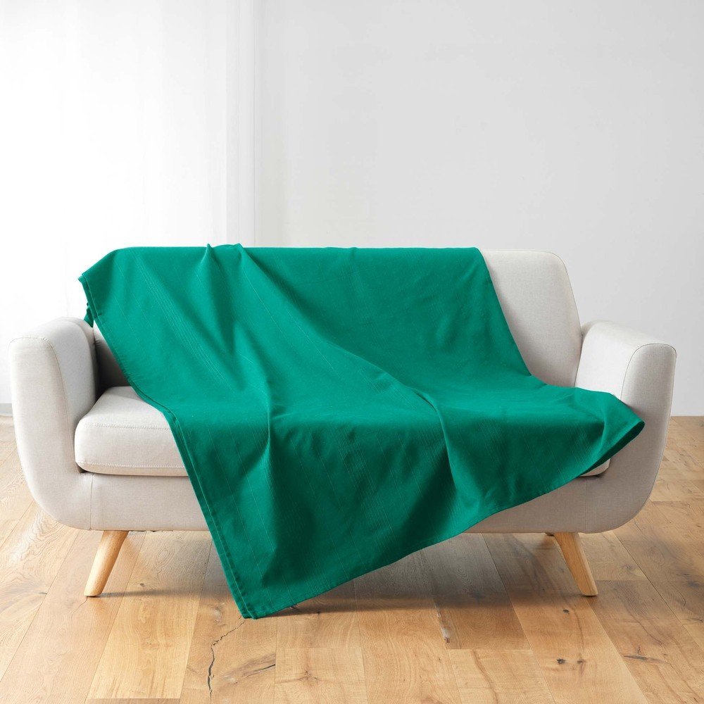 Zelenomodrý přehoz 220x240 cm Lucile – douceur d'intérieur Douceur d intérieur