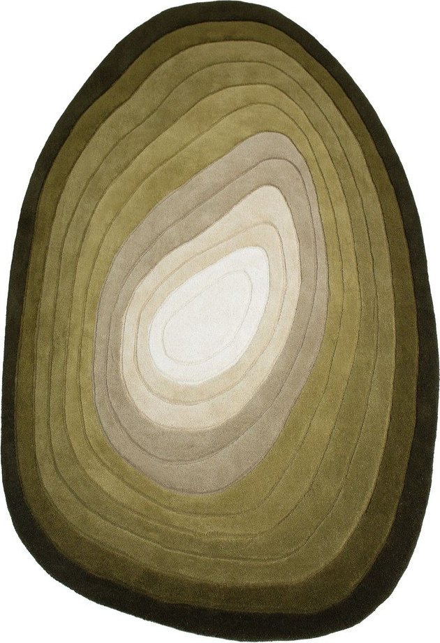 Zelený ručně tkaný vlněný koberec 200x290 cm Puddle Ombre – Flair Rugs Flair Rugs