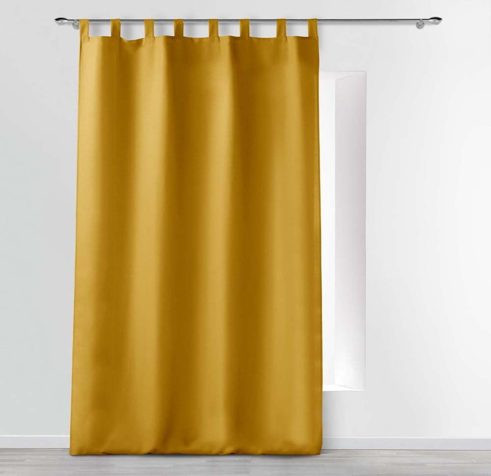 Žlutý závěs 140x260 cm Essentiel – douceur d'intérieur Douceur d intérieur