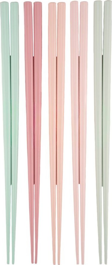 Bambusový příbor 5 ks pro 5 osob Pastel – Sass & Belle Sass & Belle