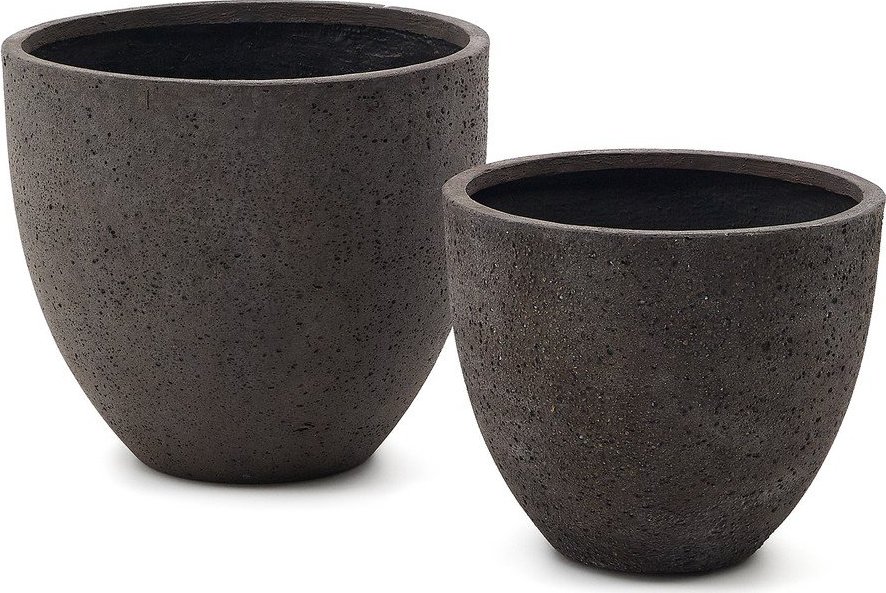 Betonové obaly na květináče v sadě 2 ks ø 50 cm Serili – Kave Home Kave Home