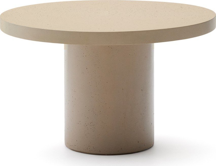 Betonový kulatý zahradní jídelní stůl ø 120 cm Aiguablava – Kave Home Kave Home