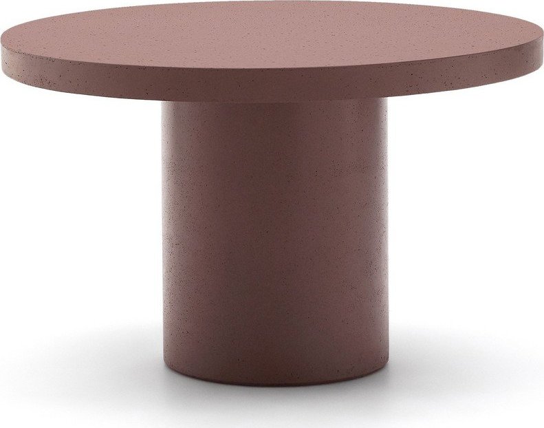 Betonový kulatý zahradní jídelní stůl ø 120 cm Aiguablava – Kave Home Kave Home