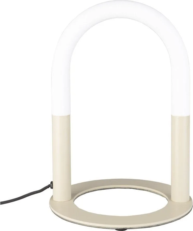 Béžová kovová LED stmívatelná stolní lampa (výška 36 cm) Arch – Zuiver