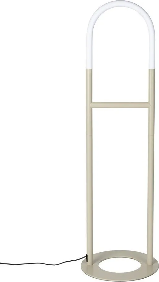 Béžová LED stmívatelná stojací lampa (výška 135 cm) Arch – Zuiver