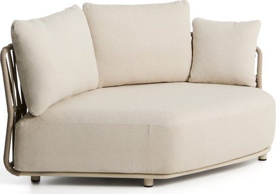 Béžová/taupe zahradní modulární pohovka 167 cm Osani – Kave Home Kave Home