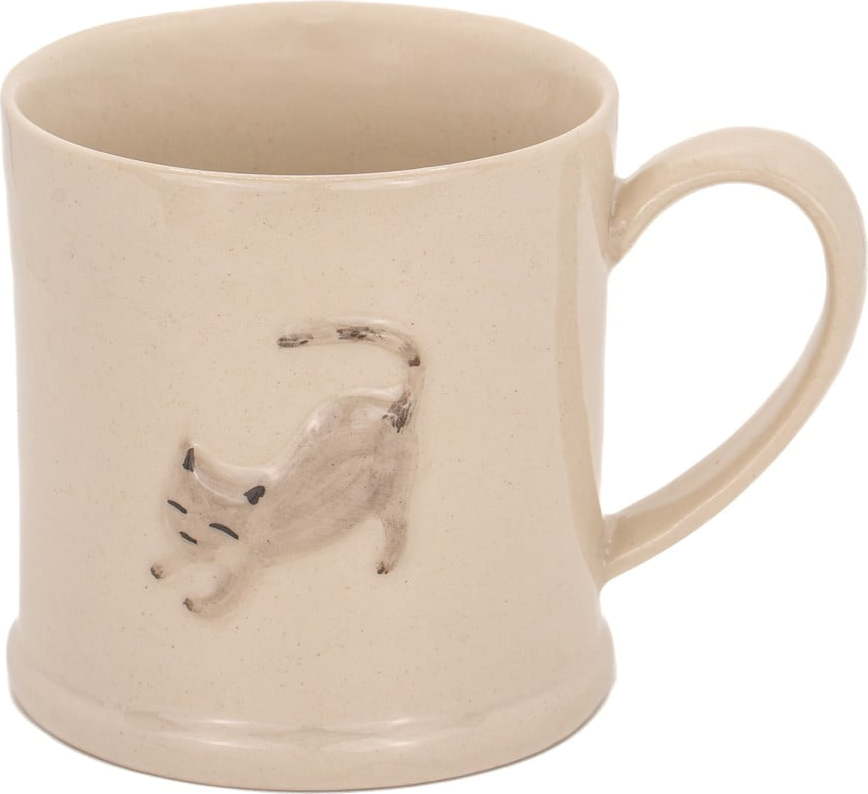 Béžový keramický hrnek 225 ml Cat – Sass & Belle Sass & Belle