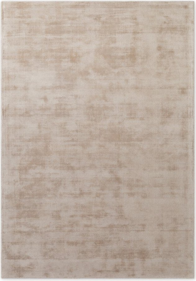 Béžový ručně tkaný koberec z viskózy 80x150 cm Noemi – Vikosa Vikosa