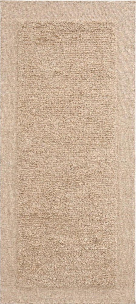 Béžový ručně tkaný vlněný běhoun 80x200 cm Marely – Kave Home Kave Home